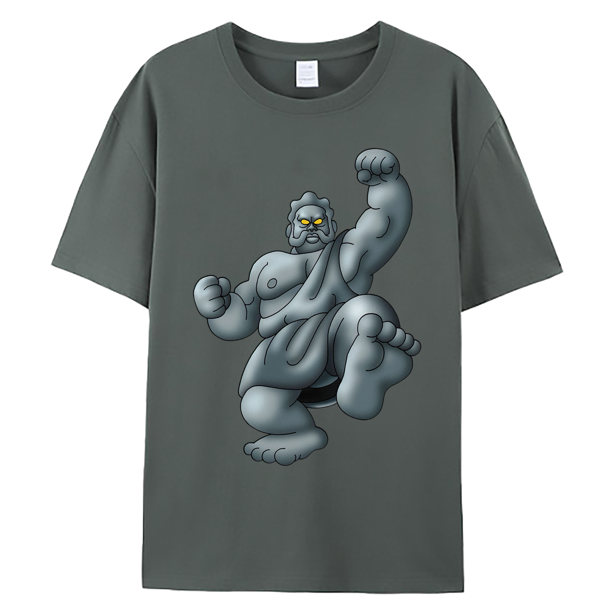（画像用） ドラゴンクエスト Doragon Kuesuto Dragon Quest 綿100％ メンズ半袖Tシャツ｜肌触りやわらか＆通気性